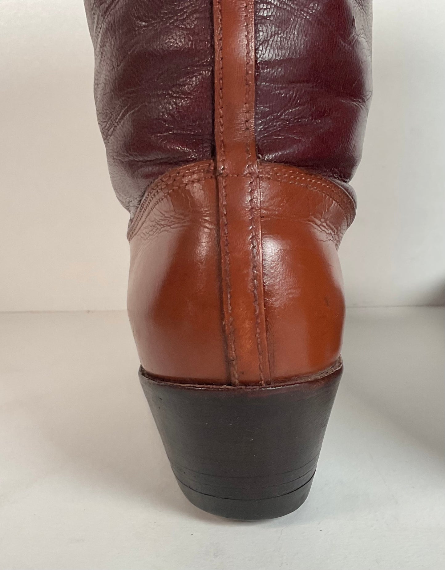 Vintage Pee Wee Cowboy Boots | Shorty | Tooled | 50s-60s | 6 C