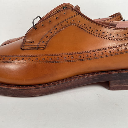 Ralph Lauren Sanderson Burnished Wingtip Shoes | USA Made | 11.5 D