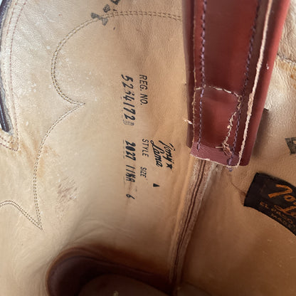 Vintage Tony Lama Calf Skin Roper Boots | Gold Label | Cowboy | Men’s 11.5 A