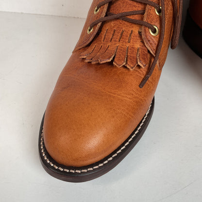 Vintage J. Chisholm Kiltie Packer Boots 10 EE USA Made