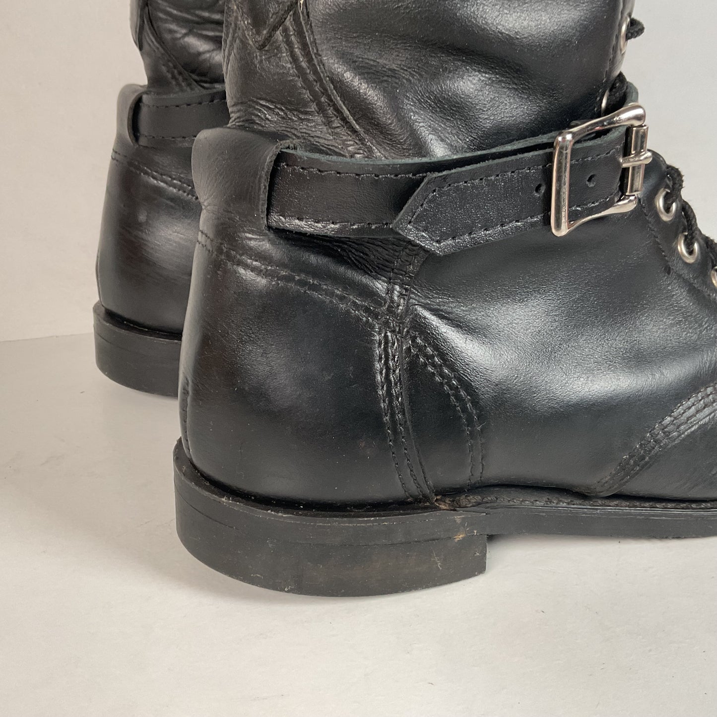 Vintage Harley Davidson Tall Lace Up Boots | USA Made | Men’s 8 | Women’s 9