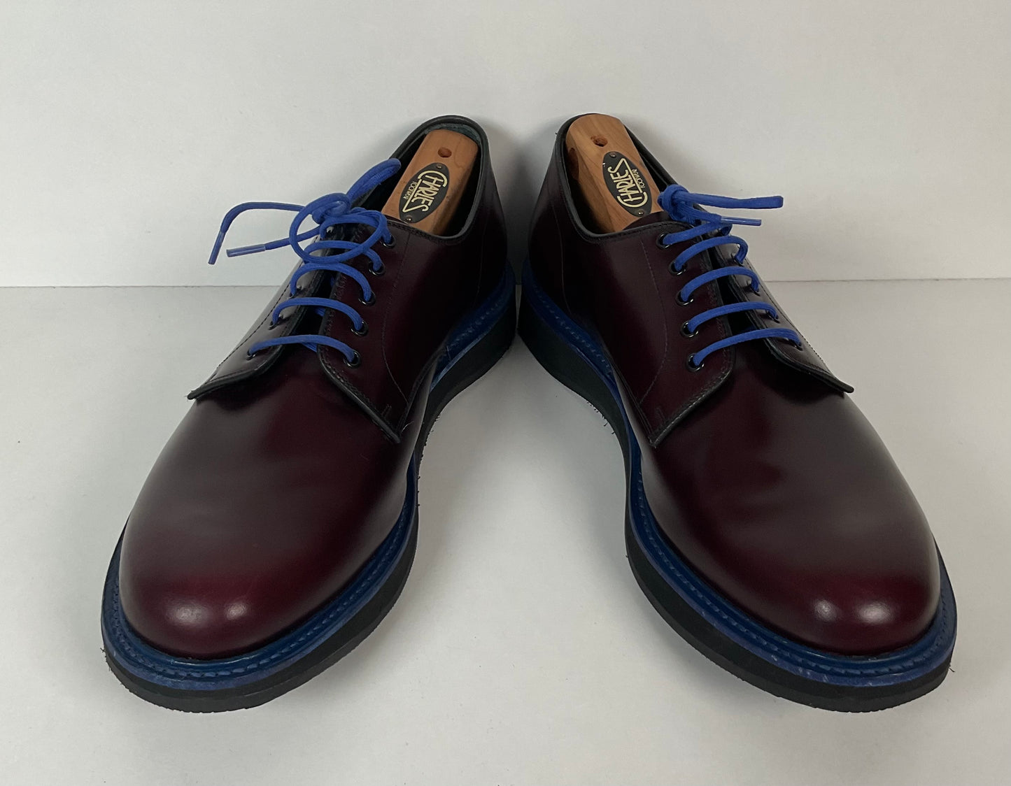 Church’s Custom Grade Cordovan Loafers 9 F | 10 D Great Britain Flag Design