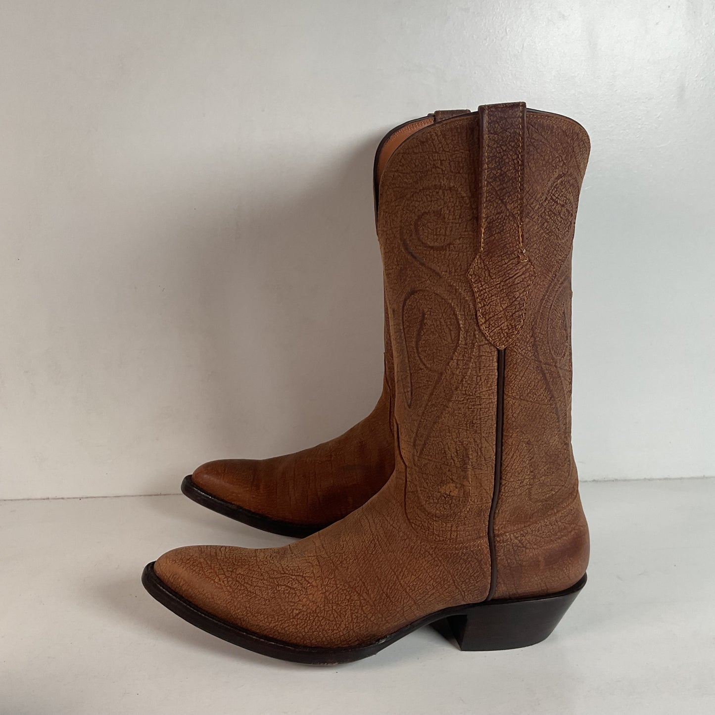 Black Jack Kangaroo Cowboy Boots — Exotic — Men’s 8 D