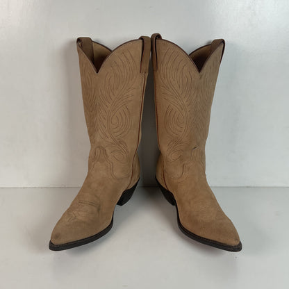 Vintage Women’s Rough Out Suede Cowgirl Boots 8 M USA Made