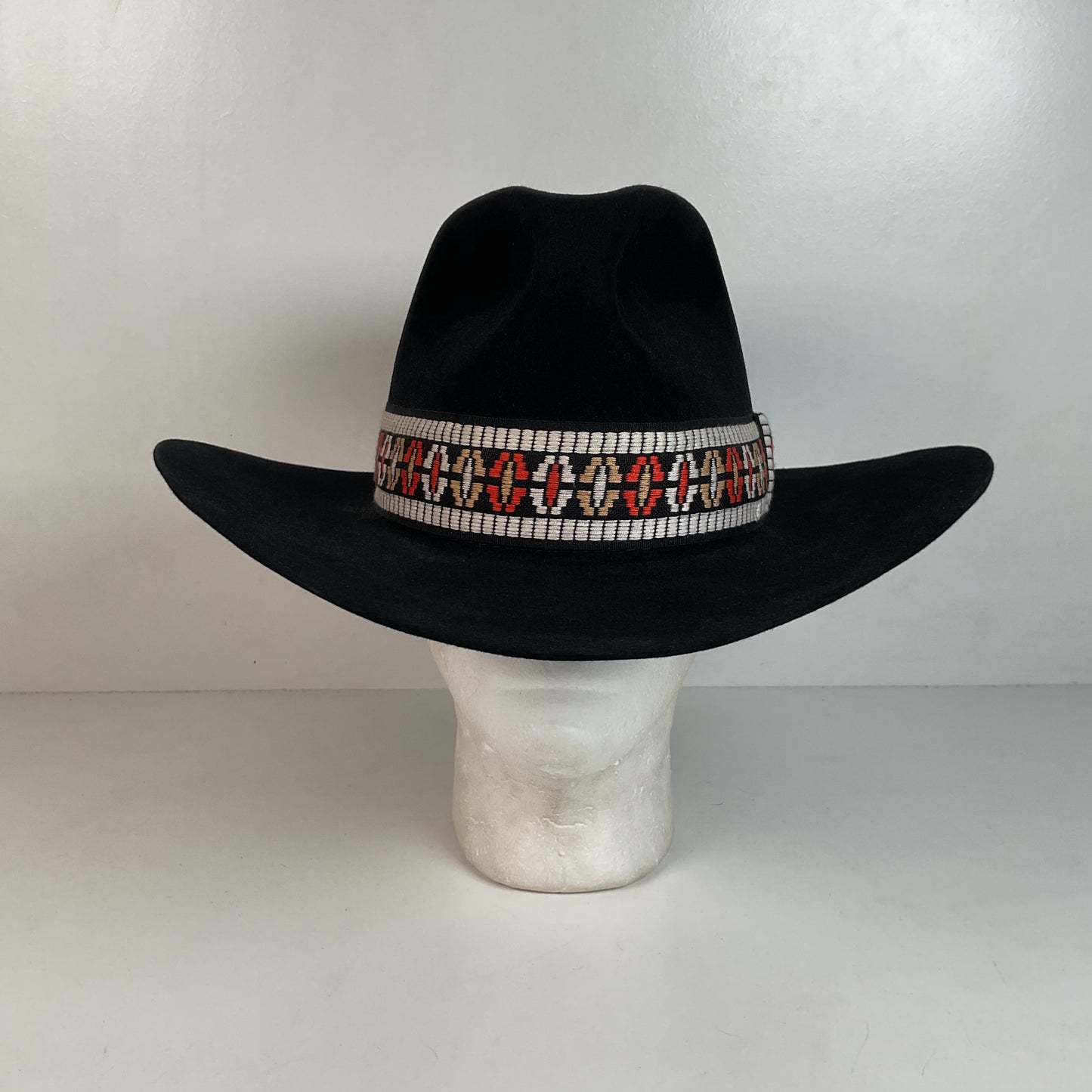 Vintage Sears Western Wear Cowboy Hat 7 1/8 Native Southwestern Headband