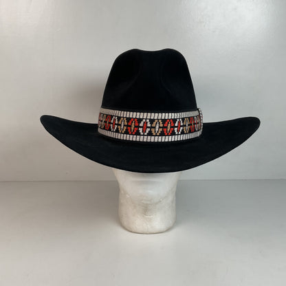 Vintage Sears Western Wear Cowboy Hat 7 1/8 Native Southwestern Headband