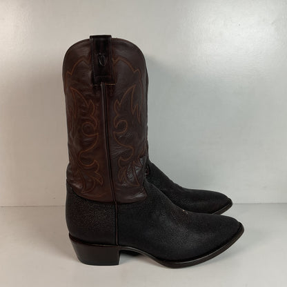 Alvies Rickshaw Stingray Cowboy Boots 10.5 E Exotic