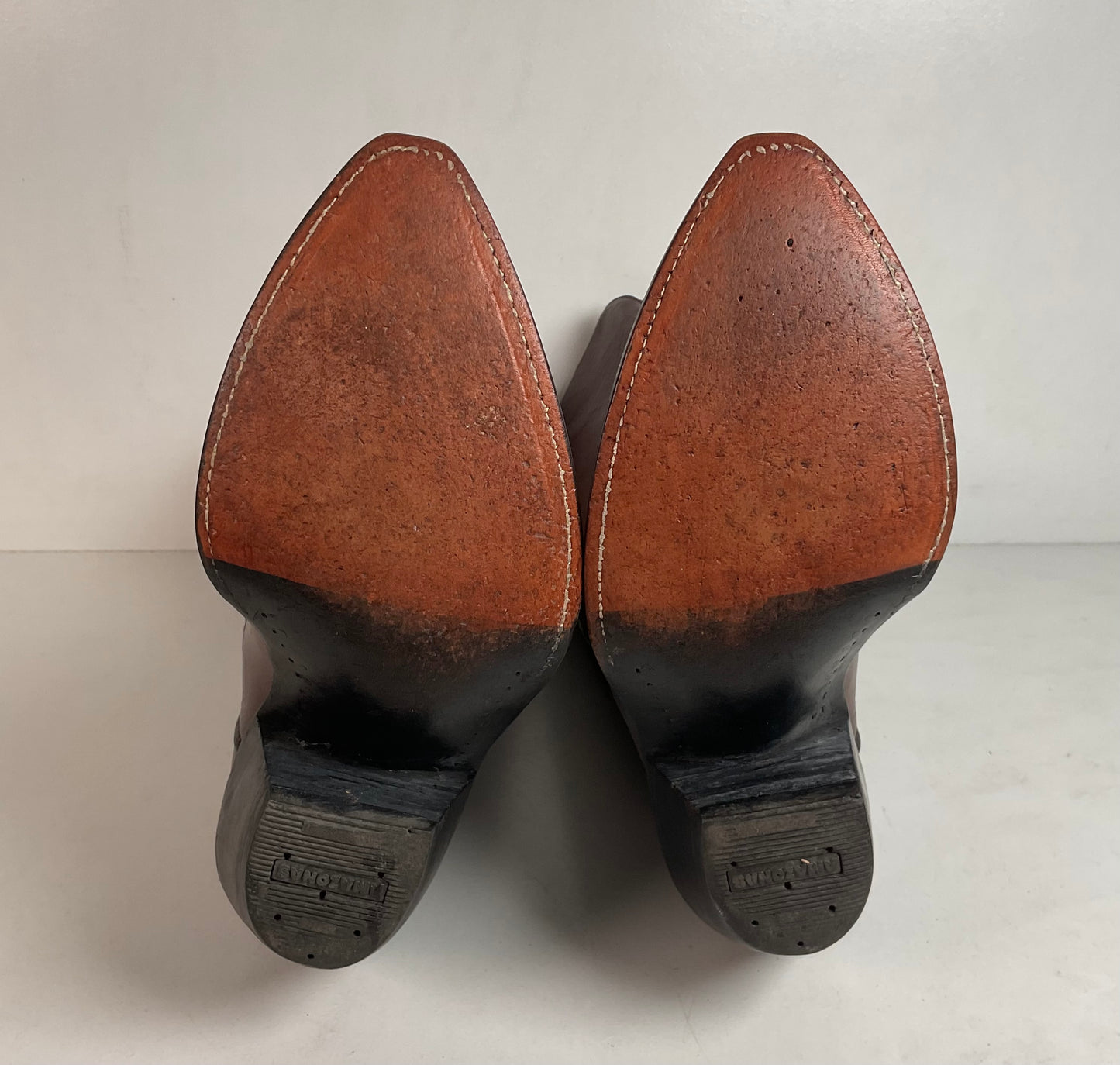 Custom Tall Top Cowboy Boots 11 Wide Shooter Style