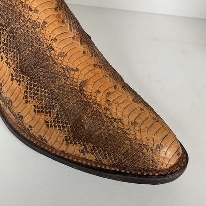 Vintage Dan Post Water Snake Cowboy Boots | Snakeskin | USA Made | Men’s 9.5 D