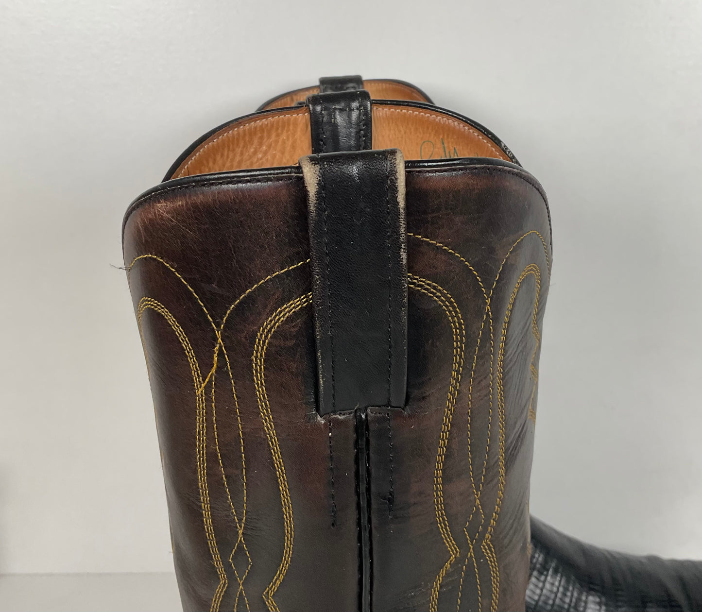 Vintage Rocky Carroll Cowboy Boots | Teju Lizard | Custom | Men’s 10