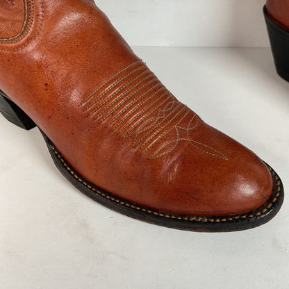 Vintage Tony Lama Buckaroo Boots | Rainbow Stitched | Men’s 8 A | Women’s 9