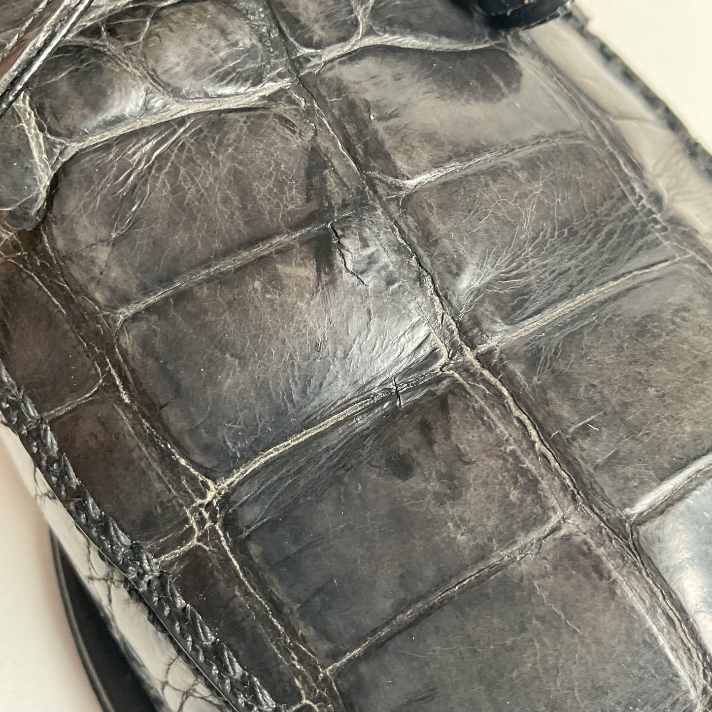 Avventura Genuine Crocodile Loafers 13 M Exotic Full Bias Cut Recrafted