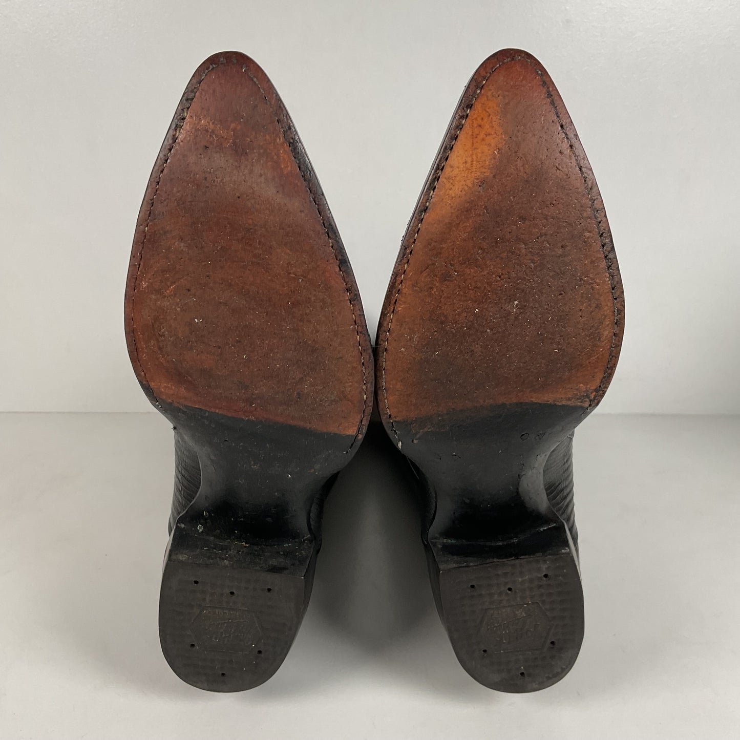 Vintage Tony Lama Cowboy Boots | Teju Lizard | Gold Label | Men’s 10.5 D