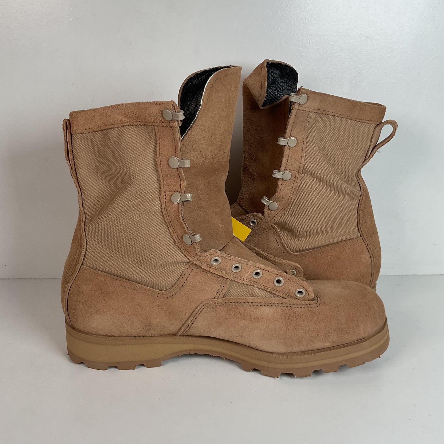 Bellville Army Combat Boot Temperate Weather 13 R USA Made Desert Tan