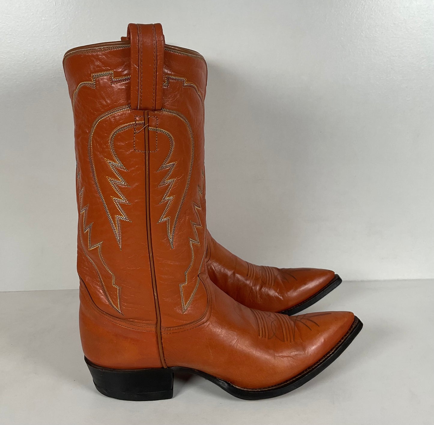 Vintage Tony Lama Cowboy Boots | X Toe | 1950s | Men’s 7.5 D