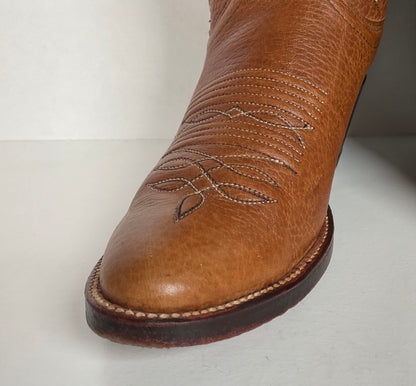 Vintage Dan Post Bullhide Cowgirl Boots | USA Made | Extra Narrow | Women’s 7 A