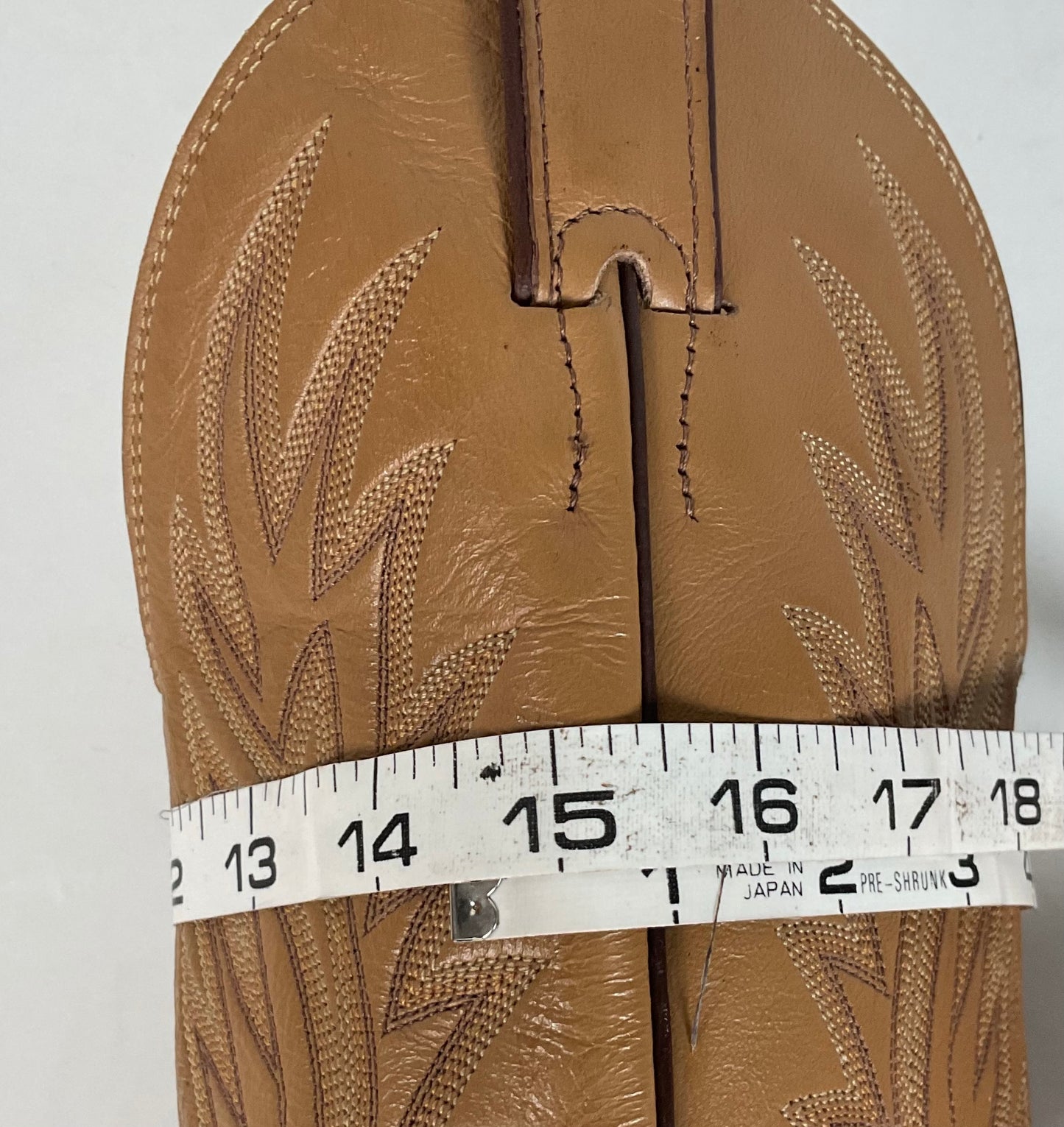 Vintage Justin Smooth Ostrich Cowboy Boots | USA Made | Butterscotch | 8 EE
