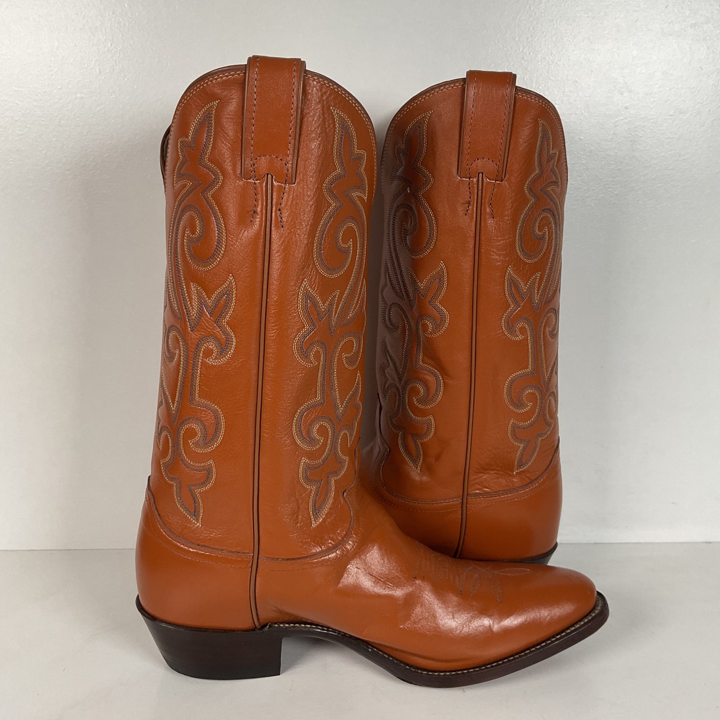 Vintage Justin Redwood Cowboy Boots | USA Made | Men ‘s 10.5 D