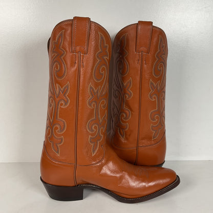 Vintage Justin Redwood Cowboy Boots | USA Made | Men ‘s 10.5 D