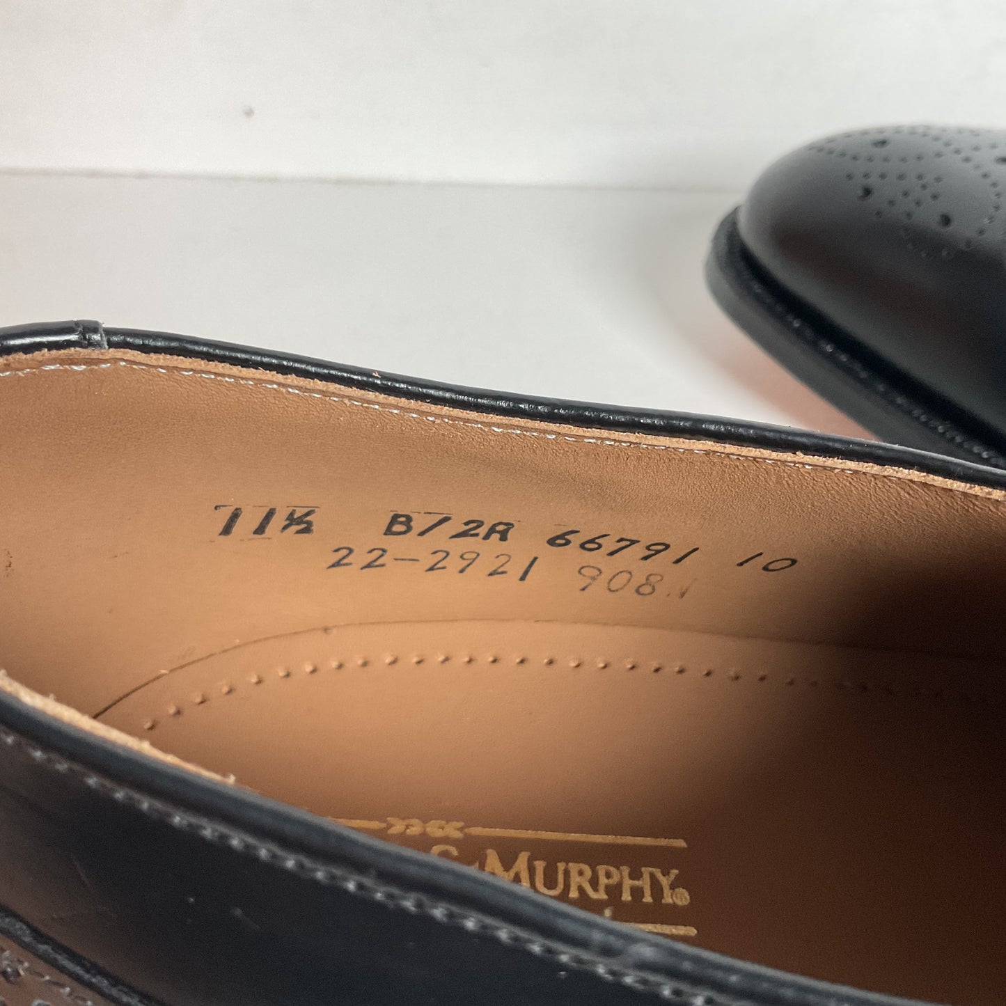 Johnston Murphy Optima Oxford Shoes | Cap Toe | USA Made | Narrow | 11.5 B