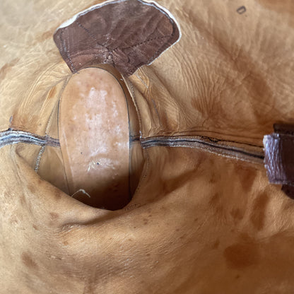 Vintage Brown Shark Skin Cowboy Boots 10 D Exotic