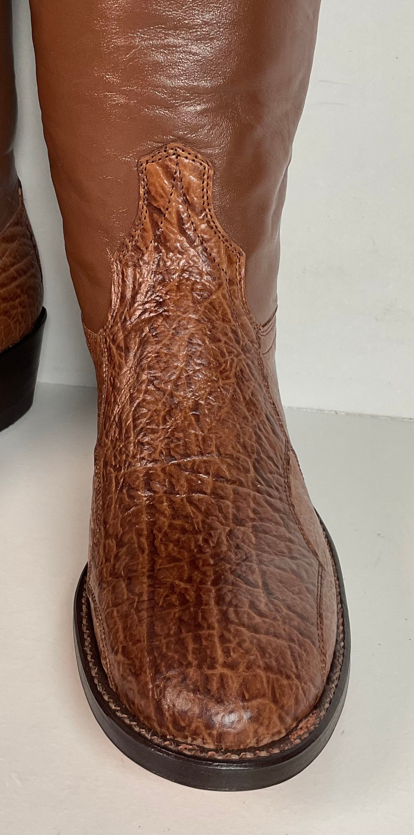 Vintage Laramie Exotic Shark Skin Cowboy Boots Men’s 6 B | Women’s 7 USA Made