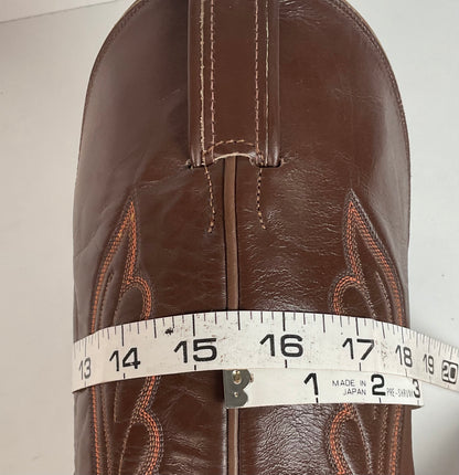 Vintage Tony Lama Python Snakeskin Cowboy Boots | USA Made | Gold Label | 10.5 D