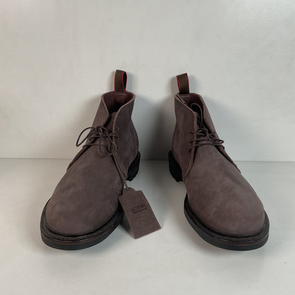 Allen Edmonds Grey Horween Nubuck Chukka Boots 9 3E Survey Port Washington