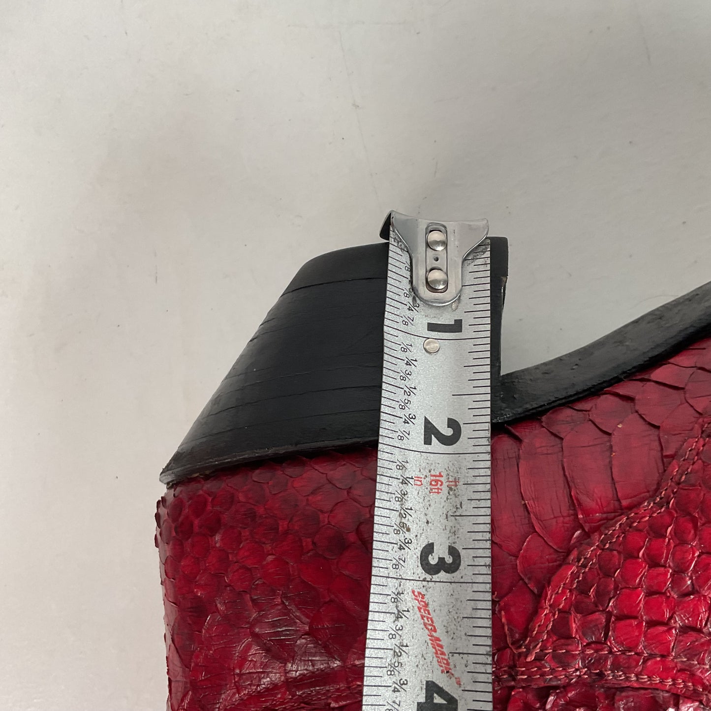 Tony Lama Full Python Cowboy Boots | Red Snakeskin | Men’s 9 | Women’s 10