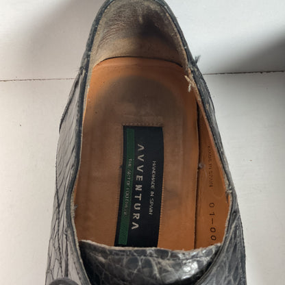 Avventura Genuine Crocodile Loafers 13 M Exotic Full Bias Cut Recrafted