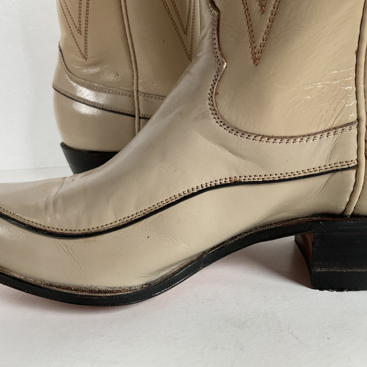 Vintage Justin Algonquin Cowgirl Boots | Old Fort Worth Label | Women’s 5 C