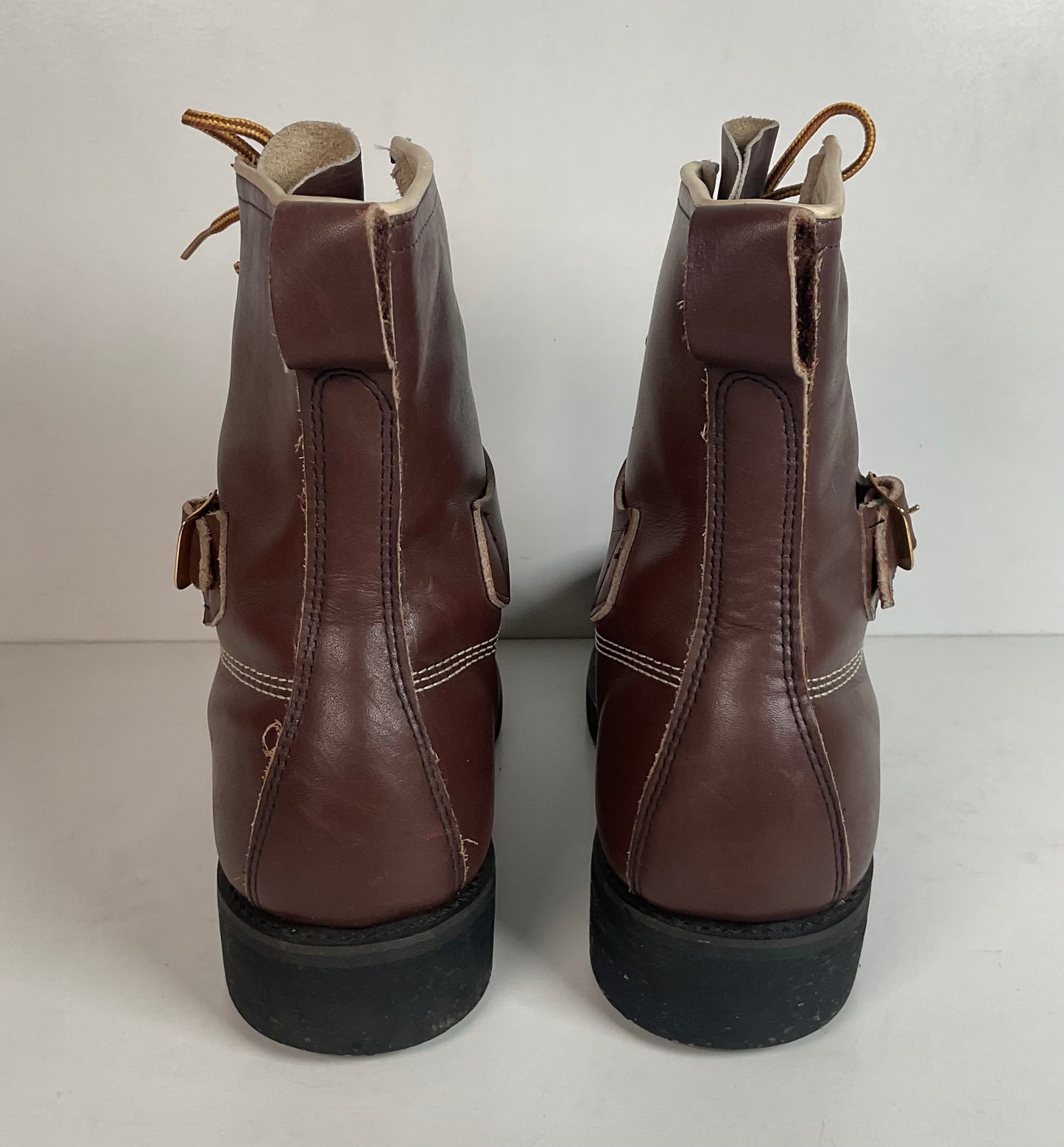 Vintage Rail Road Tanker Boots 9.5 E USA Made Steel Toe