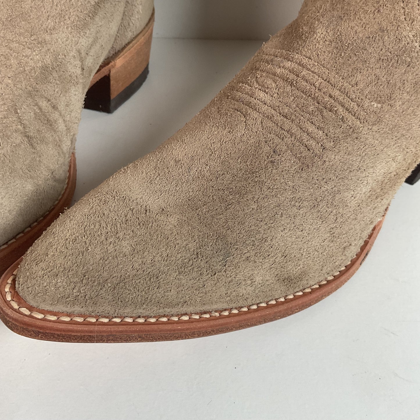 Frye Bruce Suede Cowboy Boots | Rough Out | Women’s 10