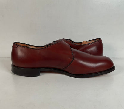 Allen Edmonds Garner Monk Strap Loafers 15 D USA Made Burnished Calf Skin