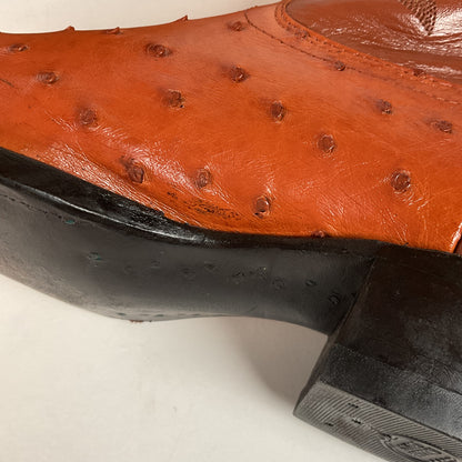Vintage Nocona Full Quill Ostrich | Exotic | USA Made | Men’s 9 D