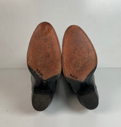 Vintage Dan Post Grey Cowgirl Boots 6 C USA Made
