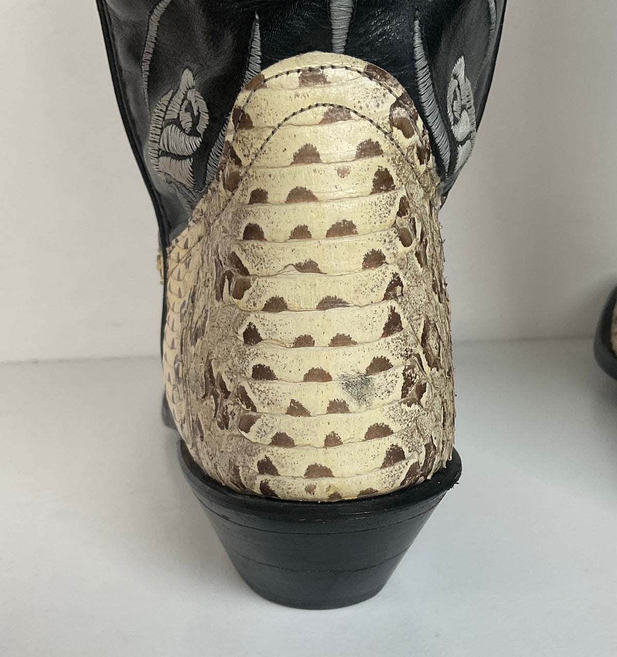 Vintage Code West Viper Snakeskin Cowgirl Boots | Exotic | Women’s 9 M