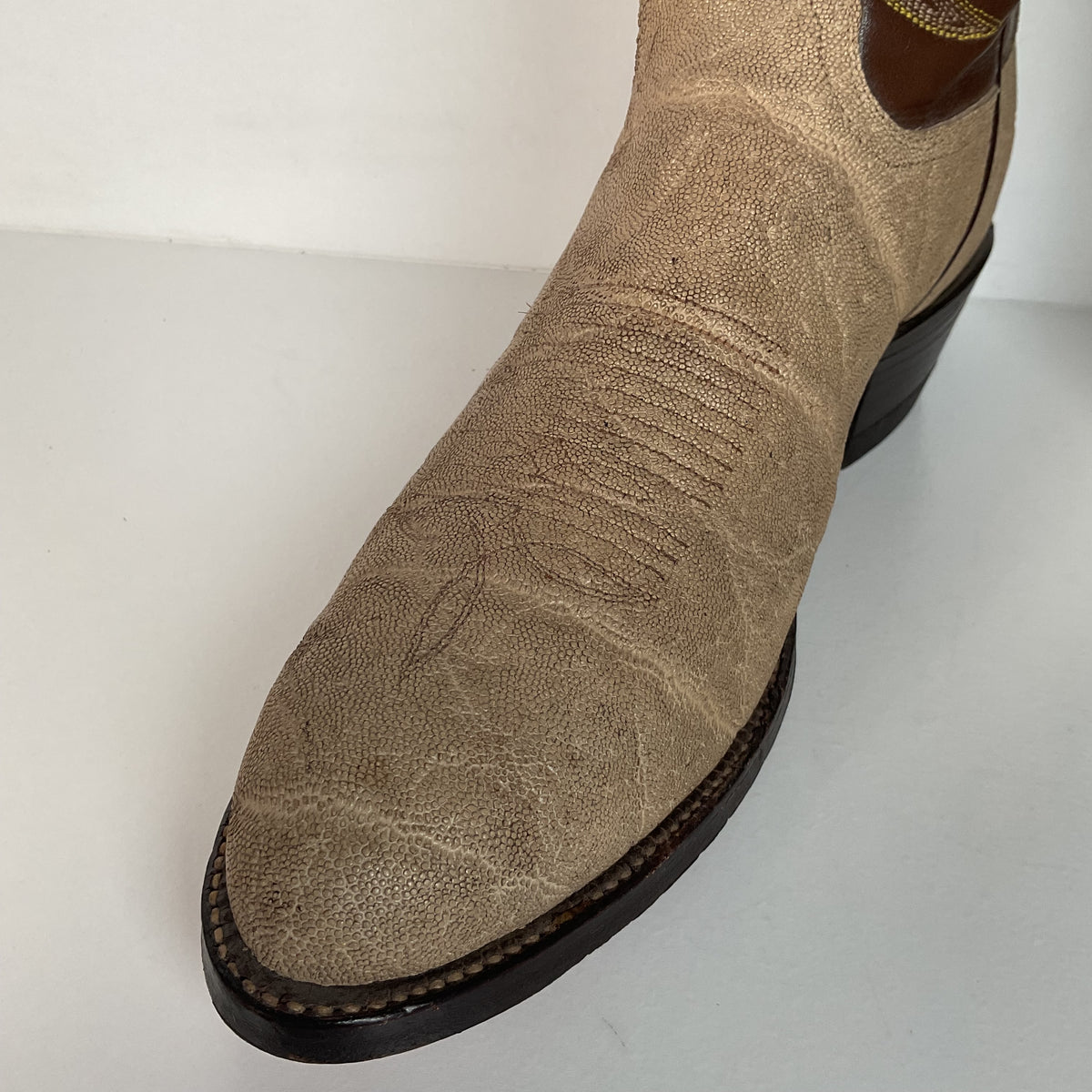 Vintage Tony Lama Elephant Cowboy Boots | Exotic | Gold Label | Men’s 9 D