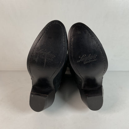 Lucchese Prototype Sock Booties 8 B Nubuck Suede Classics Handmade