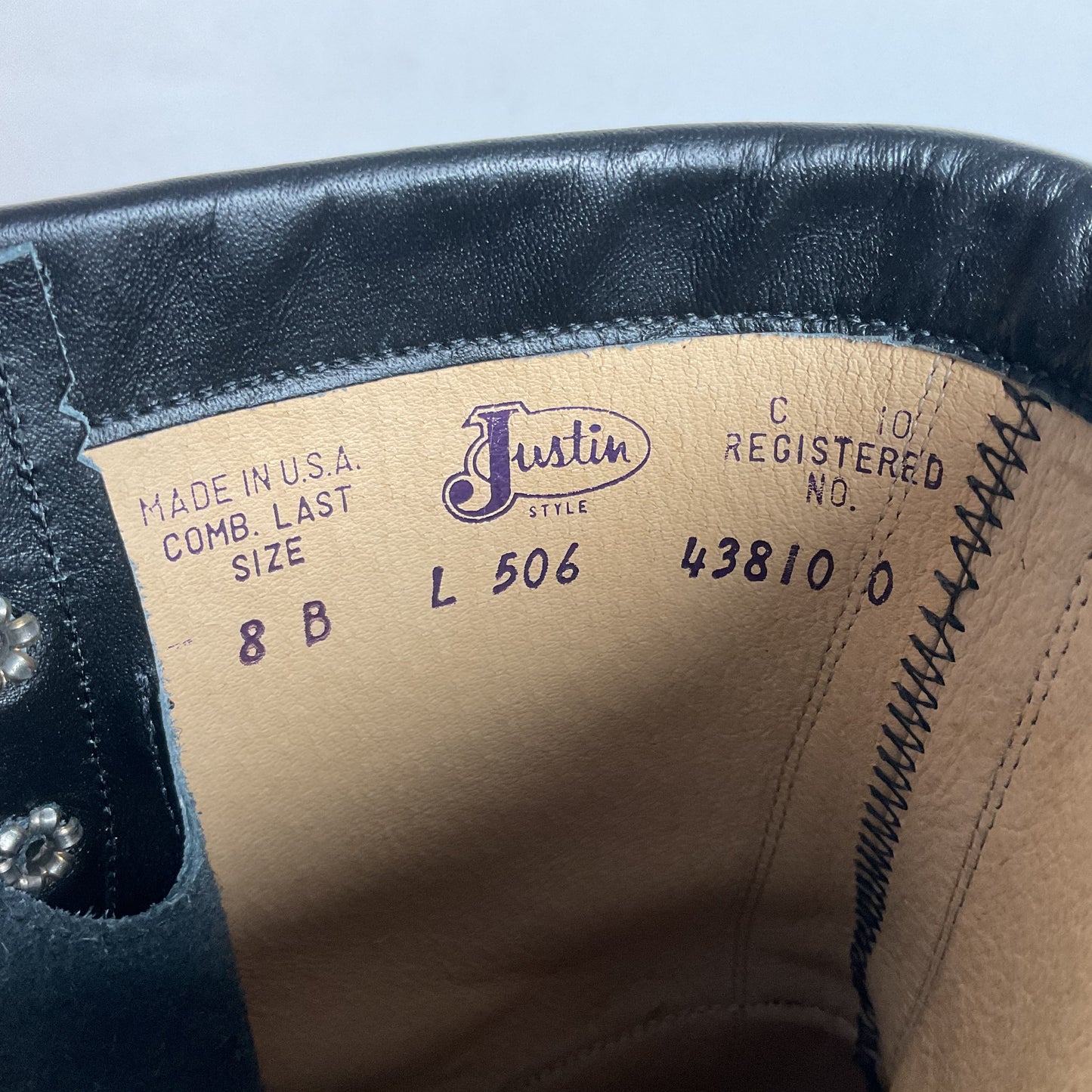 Justin Women’s Kiltie Packer Boots 8 B USA Made Lace Up