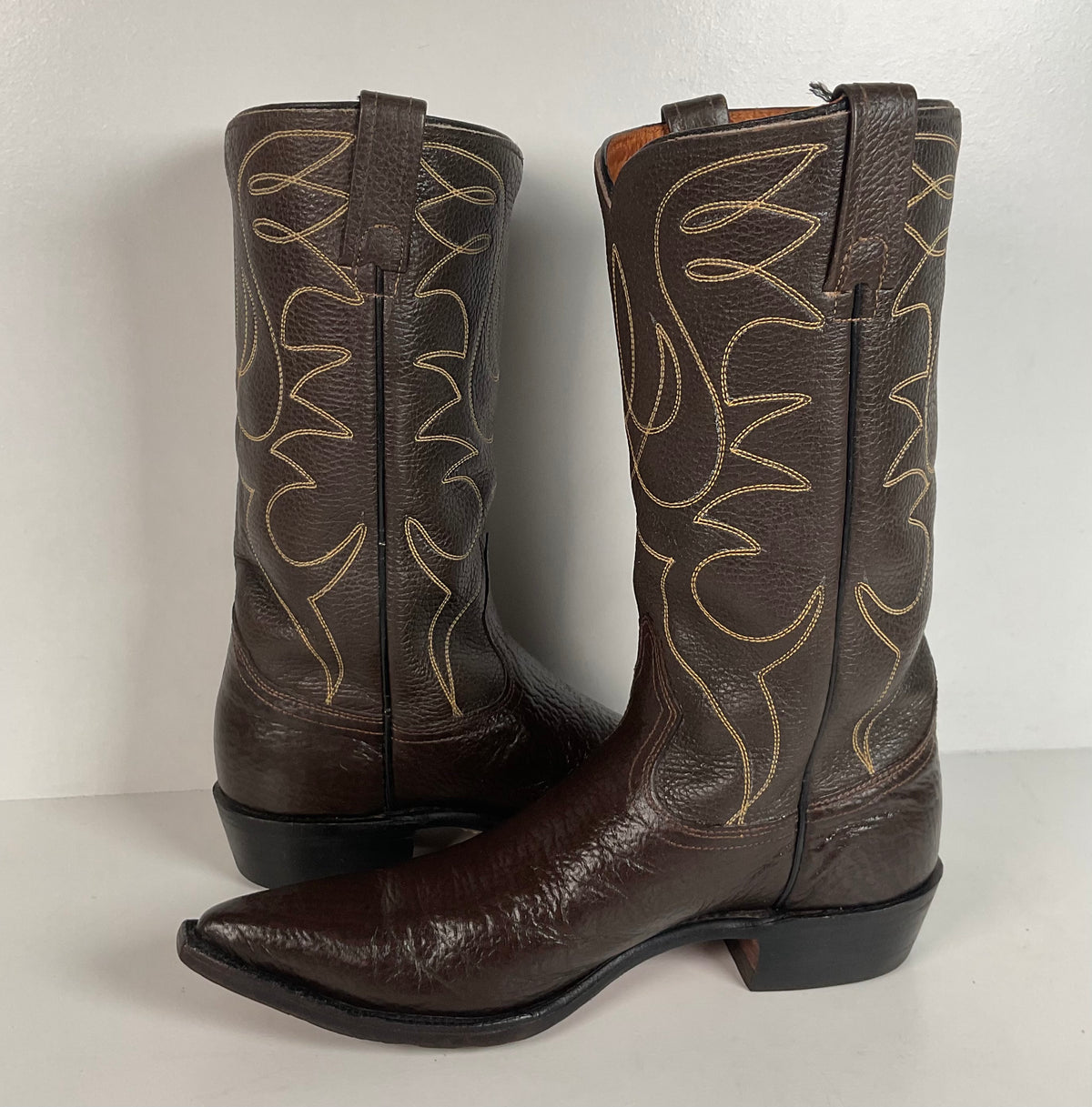 Vintage Acme Cowboy Boots | 1960s | Brown | Narrow | Men’s 8 | Women’s 9