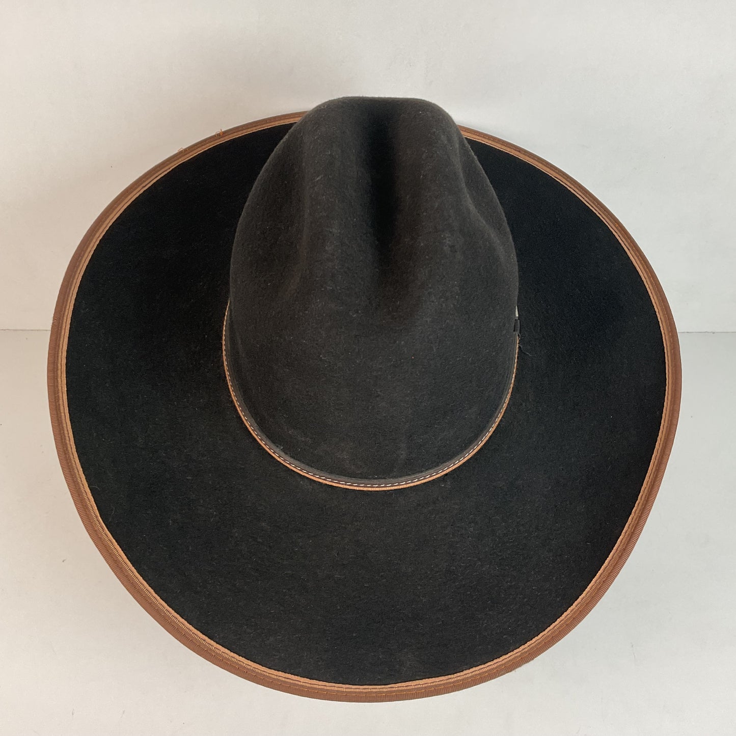 Vintage Stetson Cowboy Hat Black Felt XXX USA Made