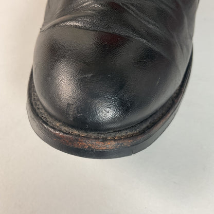 Olathe Western Roper Boots | Red & Black Calf | USA Made | Men’s 9 D