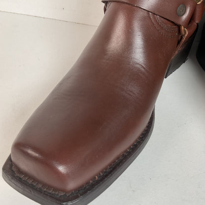 1970s Rodeo Harness Motorcycle Boots 9.5 D USA Made