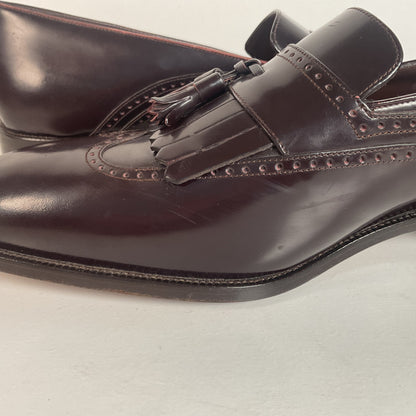 Bally Tassel Loafers | Burgundy Patent | Men’s 15