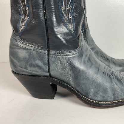 Vintage Abilene Cowgirl Boots | USA Made | Marbled Leather | Women’s 8 M