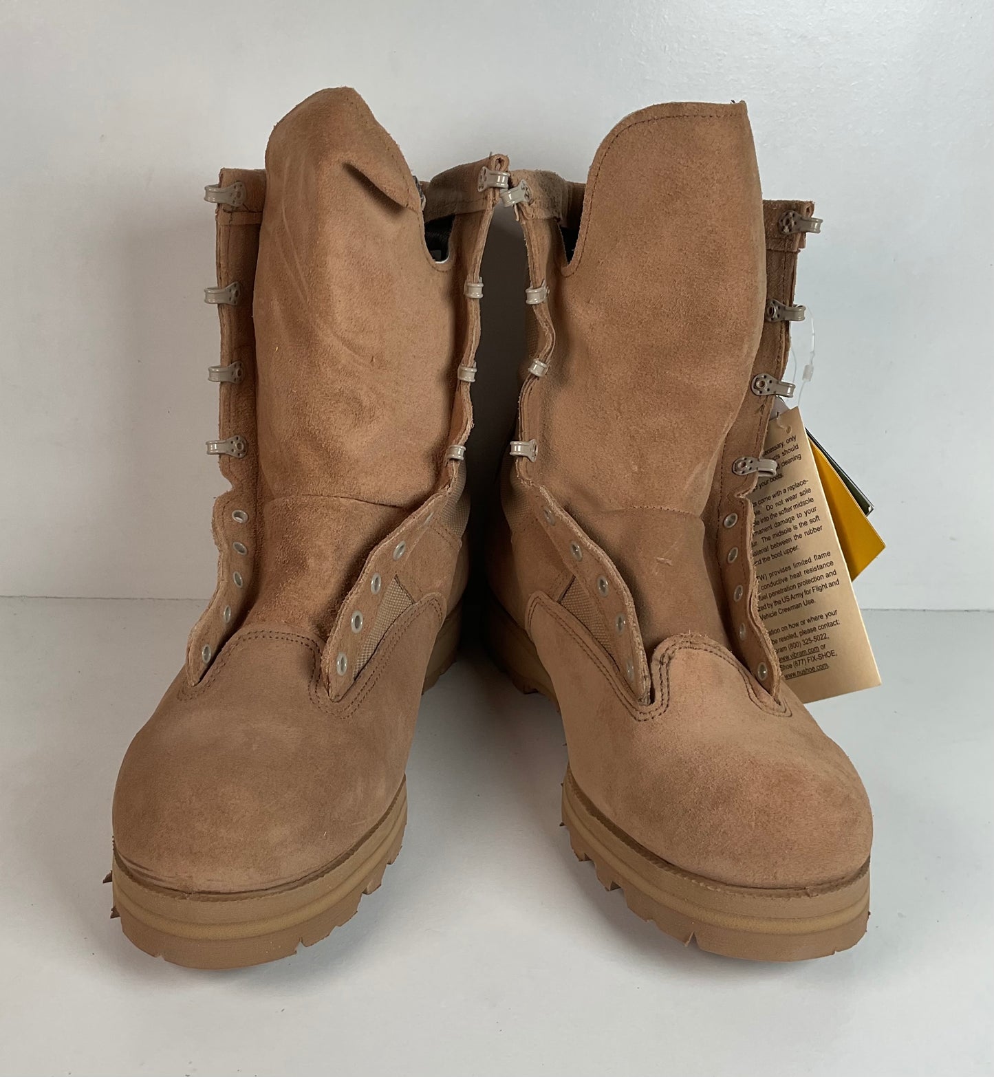 Bellville Army Combat Boot Temperate Weather 13 R USA Made Desert Tan