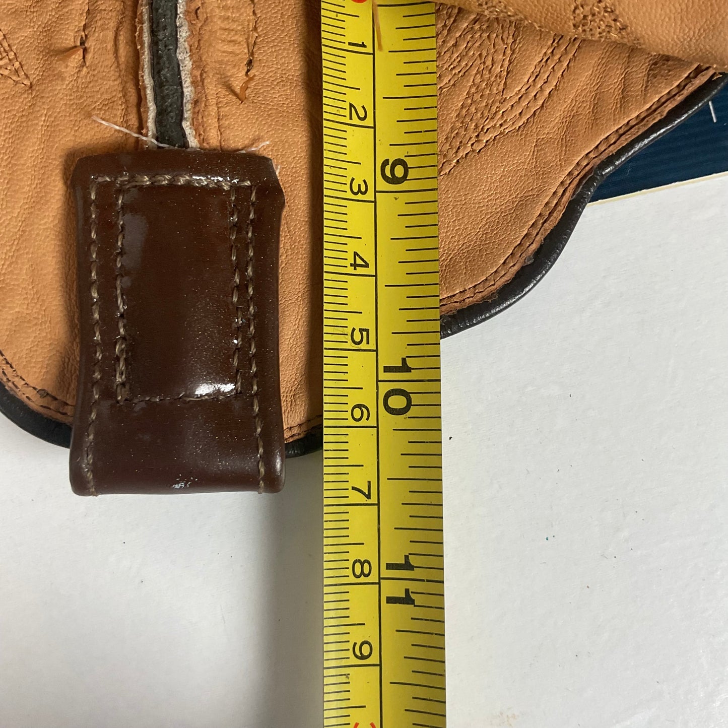 Lucchese 2000 Patent Leather Cowgirl Boots | Square Toe | Brown | USA Made | 6.5