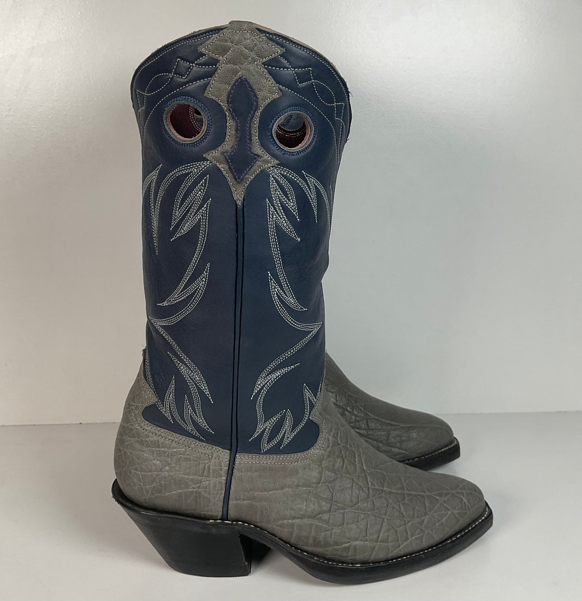No Name Boot Company | Custom Elephant Cowboy Boots | Extra Wide | Men’s 10