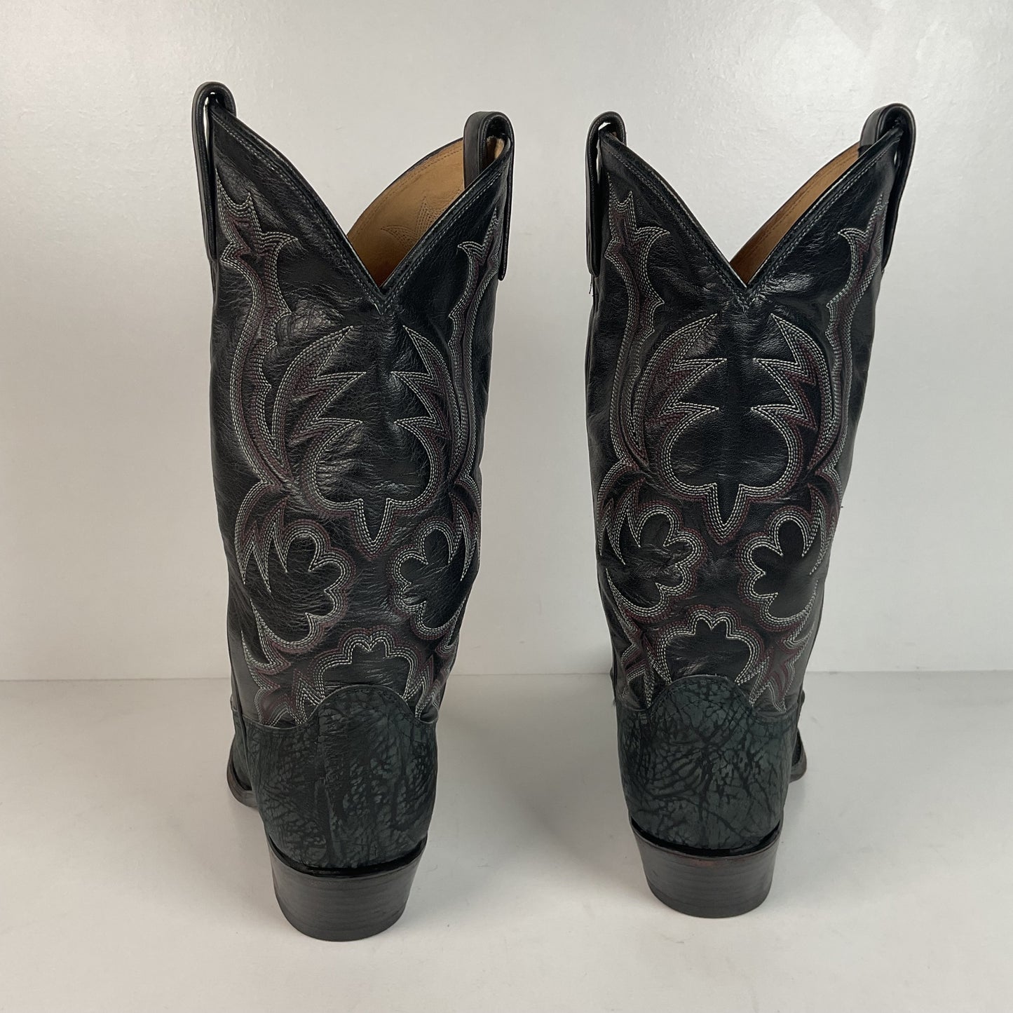 Vintage Dan Post Sueded Shoulder Cowboy Boots | USA Made | Men’s 8 D